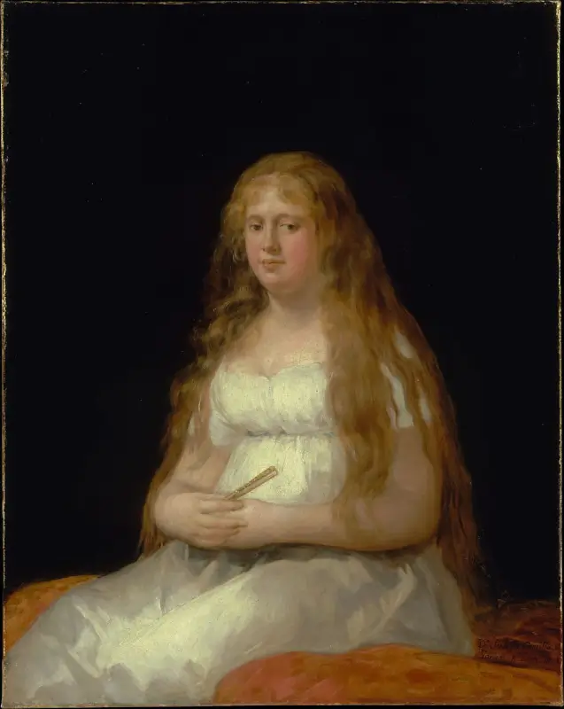 Josefa de Castilla Portugal y van Asbrock de Garcini- Goya (Fransisco de Goya y Lucientes) (1804)