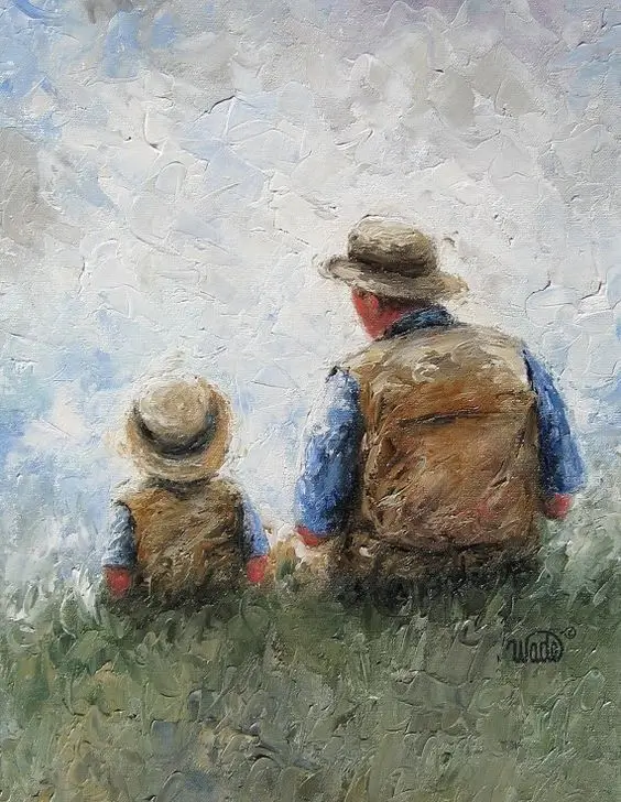 Father and Son Talk - Vickie Wade