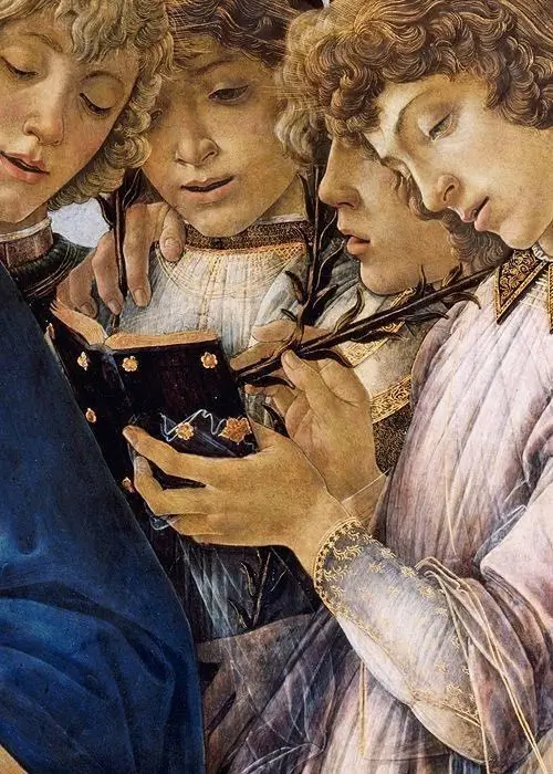 Sandro Botticelli - Mary with the Child and Singing Angels