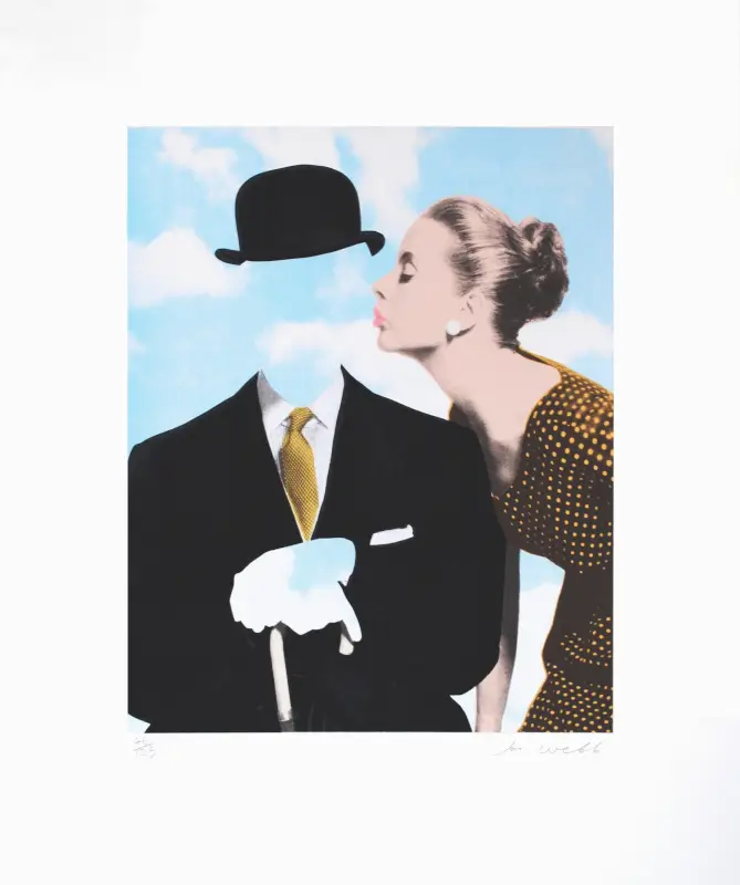 Kissing Magritte - Joe Webb 