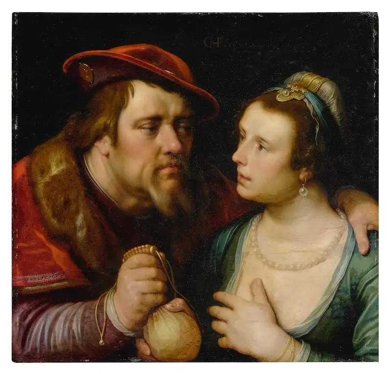 The Unequal Lovers - Cornelis Cornelisz. van Haarlem