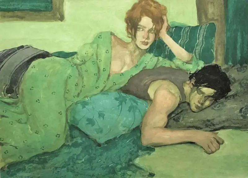 Seduction in Blues and Greens - Malcolm T. Liepke
