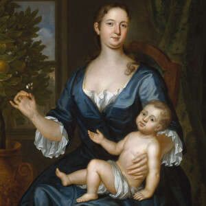 Mrs. Francis Brinley and Her Son Francis- John Smibert (1729)