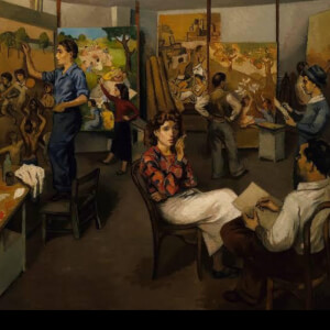 Artists on WPA - Moses Soyer (1935)